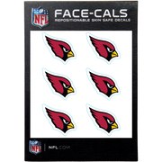 Add Arizona Cardinals 6-Pack Mini-Cals Face Decals To Your NFL Collection