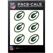 Add Green Bay Packers 6-Pack Mini-Cals Face Decals To Your NFL Collection