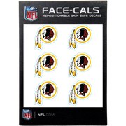 Add Washington Redskins 6-Pack Mini-Cals Face Decals To Your NFL Collection