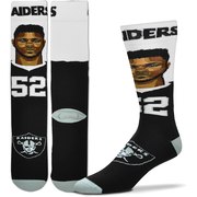 Add Khalil Mack Oakland Raiders For Bare Feet Youth Selfie Socks To Your NFL Collection