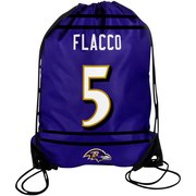 Add Joe Flacco Baltimore Ravens Player Drawstring Backpack - Purple To Your NFL Collection