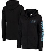 Add Carolina Panthers Women's Extra Point 2 Hit Full-Zip Hoodie - Black To Your NFL Collection