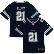 Add Ezekiel Elliott Dallas Cowboys Nike Girls Youth Game Jersey - Navy To Your NFL Collection