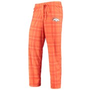 Add Denver Broncos Concepts Sport Women's Plus Size Rush Knit Pajama Pants – Orange/White To Your NFL Collection