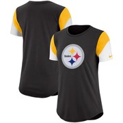 Add Pittsburgh Steelers Nike Women's Tri-Blend Team Fan T-Shirt – Black/Gold To Your NFL Collection