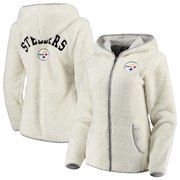 Add Pittsburgh Steelers Juniors Time Honored Full-Zip Hoodie – Cream To Your NFL Collection