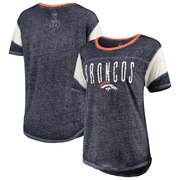 Add Denver Broncos '47 Women's Fade Out Boyfriend T-Shirt – Navy To Your NFL Collection