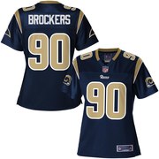 Add Women's Los Angeles Rams Michael Brockers NFL Pro Line Navy Team Color Jersey To Your NFL Collection