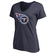 Add Tennessee Titans NFL Pro Line Women's Primary Team Logo T-Shirt - Navy To Your NFL Collection