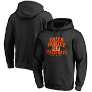 Add Cincinnati Bengals NFL Pro Line Faith Family Pullover Hoodie - Black To Your NFL Collection