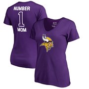 Add Minnesota Vikings NFL Pro Line by Fanatics Branded Women's Plus Sizes Number One Mom T-Shirt - Purple To Your NFL Collection