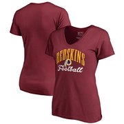 Add Washington Redskins NFL Pro Line by Fanatics Branded Women's Victory Script Plus Size V-Neck T-Shirt - Burgundy To Your NFL Collection