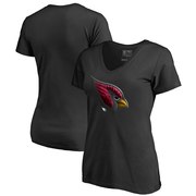 Add Arizona Cardinals NFL Pro Line by Fanatics Branded Women's Midnight Mascot V-Neck T-Shirt - Black To Your NFL Collection