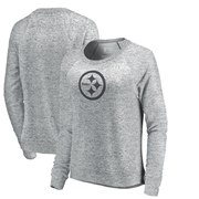 Add Pittsburgh Steelers NFL Pro Line by Fanatics Branded Women's Cozy Collection Plush Crew Sweatshirt - Ash To Your NFL Collection