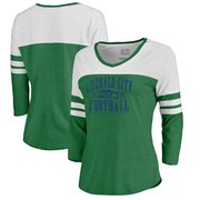 Add Seattle Seahawks NFL Pro Line by Fanatics Branded Women's Hometown Collection Color Block 3/4 Sleeve Tri-Blend T-Shirt - Kelly Green To Your NFL Collection