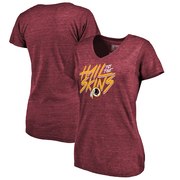 Add Washington Redskins NFL Pro Line by Fanatics Branded Women's Hometown Collection Tri-Blend V-Neck T-Shirt - Burgundy To Your NFL Collection