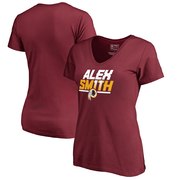 Add Alex Smith Washington Redskins NFL Pro Line by Fanatics Branded Women's Hometown Collection Eleven V-Neck T-Shirt – Burgundy To Your NFL Collection