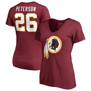 Add Adrian Peterson Washington Redskins NFL Pro Line by Fanatics Branded Women's Player Icon Name & Number V-Neck T-Shirt – Burgundy To Your NFL Collection