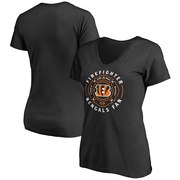 Add Cincinnati Bengals NFL Pro Line Women's Firefighter V-Neck T-Shirt - Black To Your NFL Collection