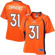 Add Justin Simmons Denver Broncos NFL Pro Line Women's Player Jersey - Orange To Your NFL Collection