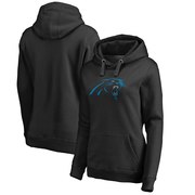 Add Carolina Panthers NFL Pro Line Women's Primary Logo Plus Size Pullover Hoodie - Black To Your NFL Collection