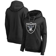 Add Oakland Raiders NFL Pro Line Women's Primary Logo Plus Size Pullover Hoodie - Black To Your NFL Collection