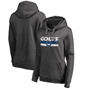 Add Indianapolis Colts NFL Pro Line by Fanatics Branded Women's Plus Sizes First String Pullover Hoodie - Charcoal To Your NFL Collection