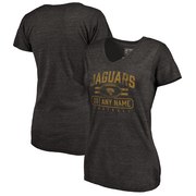 Add Jacksonville Jaguars NFL Pro Line by Fanatics Branded Women's Personalized Flanker Tri-Blend T-Shirt - Black To Your NFL Collection