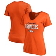 Add Denver Broncos NFL Pro Line by Fanatics Branded Women's Nostalgia T-Shirt - Orange To Your NFL Collection