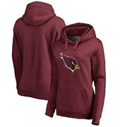 Add Arizona Cardinals NFL Pro Line by Fanatics Branded Women's Splatter Logo Pullover Hoodie - Cardinal To Your NFL Collection