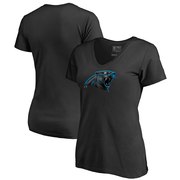 Add Carolina Panthers NFL Pro Line by Fanatics Branded Women's Midnight Mascot V-Neck T-Shirt - Black To Your NFL Collection