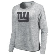 Add New York Giants NFL Pro Line by Fanatics Branded Women's Cozy Collection Plush Crew Sweatshirt - Ash To Your NFL Collection