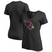 Add Arizona Cardinals NFL Pro Line by Fanatics Branded Women's X-Ray Slim Fit V-Neck T-Shirt - Black To Your NFL Collection