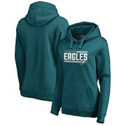 Add Philadelphia Eagles NFL Pro Line by Fanatics Branded Women's Iconic Collection Onside Stripe Pullover Hoodie – Midnight Green To Your NFL Collection