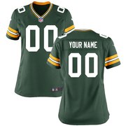 Add Green Bay Packers Nike Women's Custom Game Jersey - Green To Your NFL Collection