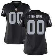 Add Oakland Raiders Nike Women's Custom Game Jersey - Black To Your NFL Collection