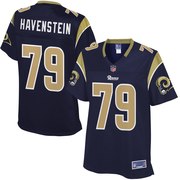 Add Women's Los Angeles Rams Rob Havenstein NFL Pro Line Navy Team Color Jersey To Your NFL Collection