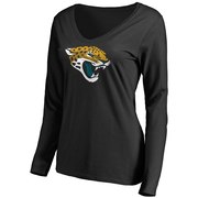 Add Jacksonville Jaguars NFL Pro Line Women's Primary Team Logo Long Sleeve T-Shirt - Black To Your NFL Collection