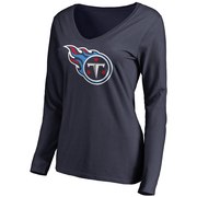 Add Tennessee Titans NFL Pro Line Women's Primary Team Logo Long Sleeve T-Shirt - Navy To Your NFL Collection