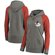 Add Arizona Cardinals NFL Pro Line Women's Lounge Tri-Blend Pullover Hoodie - Gray/Red To Your NFL Collection