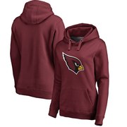 Add Arizona Cardinals NFL Pro Line by Fanatics Branded Women's Primary Logo Plus Size Pullover Hoodie - Cardinal To Your NFL Collection