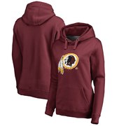 Add Washington Redskins NFL Pro Line by Fanatics Branded Women's Splatter Logo Pullover Hoodie - Burgundy To Your NFL Collection