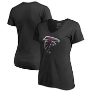 Add Atlanta Falcons NFL Pro Line by Fanatics Branded Women's Midnight Mascot V-Neck T-Shirt - Black To Your NFL Collection