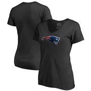 Add New England Patriots NFL Pro Line by Fanatics Branded Women's Midnight Mascot V-Neck T-Shirt - Black To Your NFL Collection