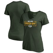 Add Green Bay Packers NFL Pro Line by Fanatics Branded Women's We Are Icon V-Neck T-Shirt – Green To Your NFL Collection