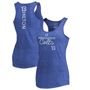 Add T.Y. Hilton Indianapolis Colts NFL Pro Line by Fanatics Branded Women's Resolute Name & Number Tri-Blend Tank Top – Royal To Your NFL Collection