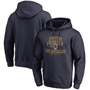 Add Los Angeles Rams NFL Pro Line Faith Family Pullover Hoodie - Navy To Your NFL Collection