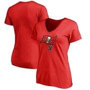 Add Tampa Bay Buccaneers NFL Pro Line Women's Primary Logo Plus Size T-Shirt - Red To Your NFL Collection