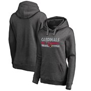 Add Arizona Cardinals NFL Pro Line by Fanatics Branded Women's Plus Sizes First String Pullover Hoodie - Charcoal To Your NFL Collection