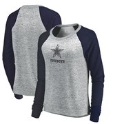 Add Dallas Cowboys NFL Pro Line by Fanatics Branded Women's Cozy Collection Plush Crew Sweatshirt - Ash To Your NFL Collection